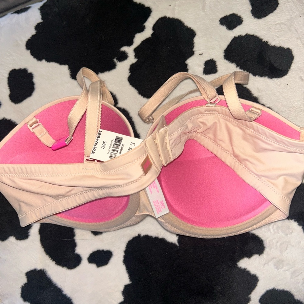 PINK Victoria's Secret Light Beige Bra - Picture 2 of 3